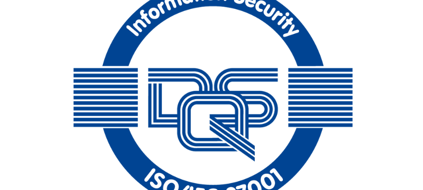Logo Informationssicherheit DQS ISO/IEC 27001