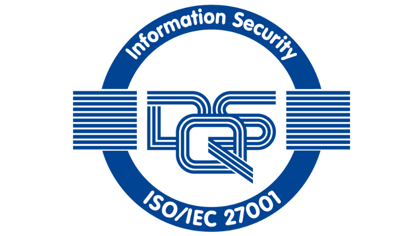 Logo Informationssicherheit DQS ISO/IEC 27001
